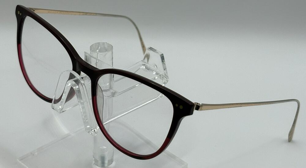 Warby Parker Durand Eyeglasses Burgundy Fade Cat Eye 51-16-140 Frame WP